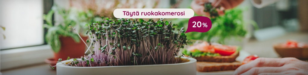 Tyt ruokakomerosi 20 %